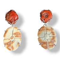 Pendientes Mandile 1922 Mujer Cammei  in Plata Conchiglia 2MORCM43 - 2MORCM43